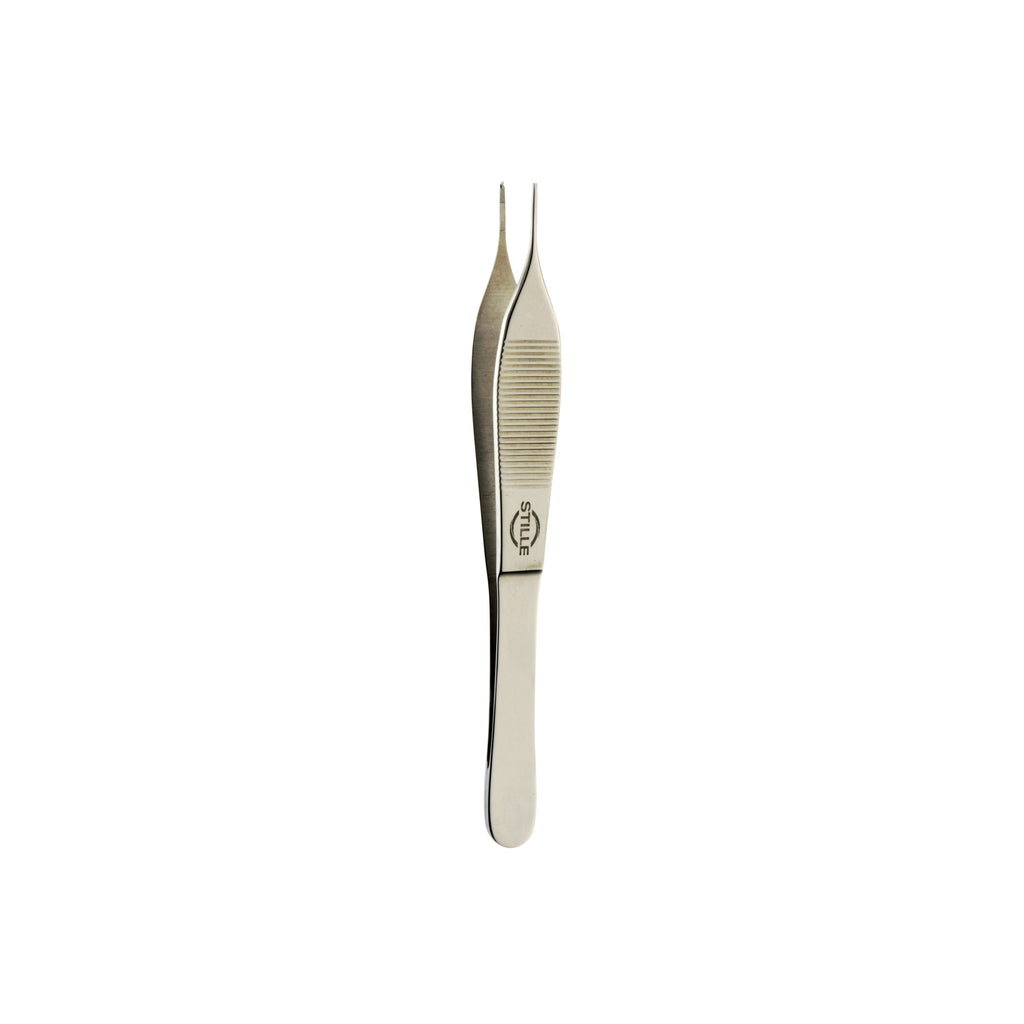 Adson-Callison Stille Tissue Forceps Delicate 1x2 teeth tying platform 12 cm