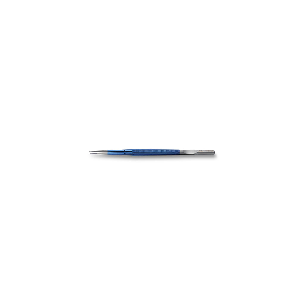 Stille Ti Micro Forceps Ring tips 1.0x0.5 mm, Diamond Jaws, Counter-balanced, Straight, 21 cm