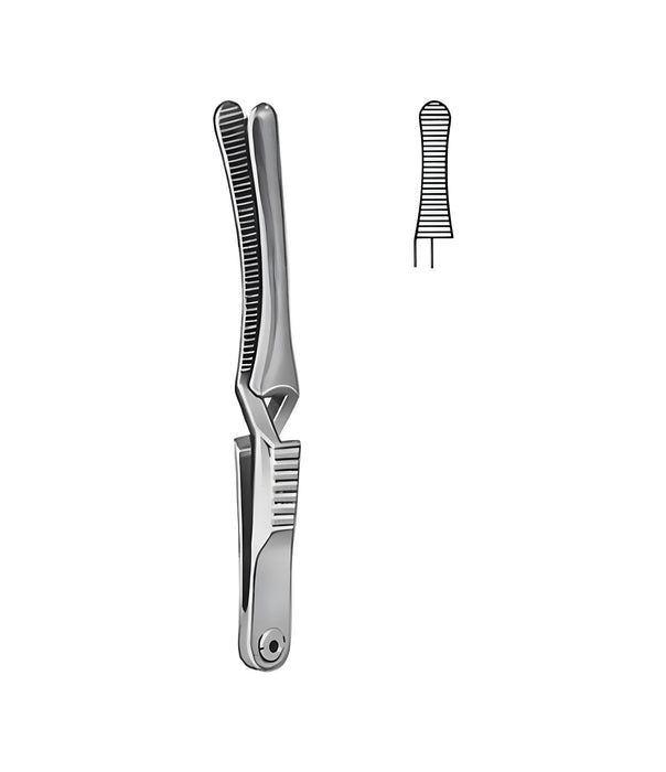 Johns-Hopkins Bulldog Clamps Straight 5.0cm