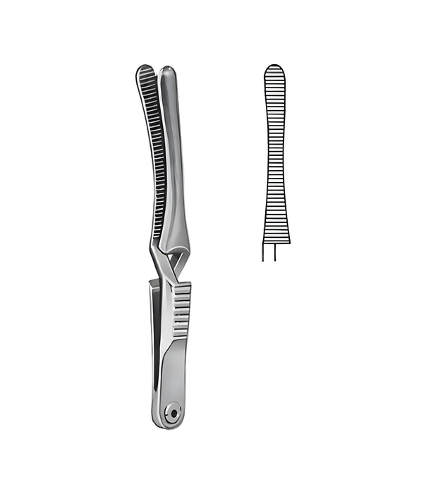 Johns-Hopkins Bulldog Clamps Straight 6.5cm