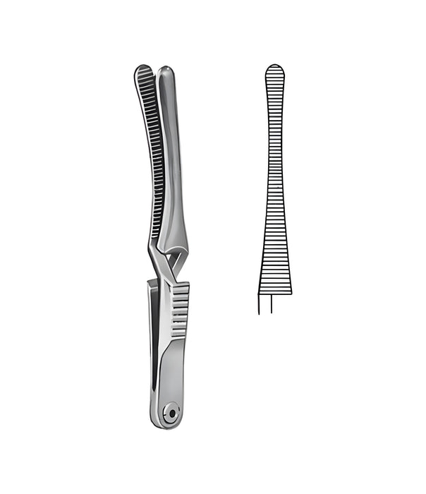 Johns-Hopkins Bulldog Clamps Straight 7.5 cm