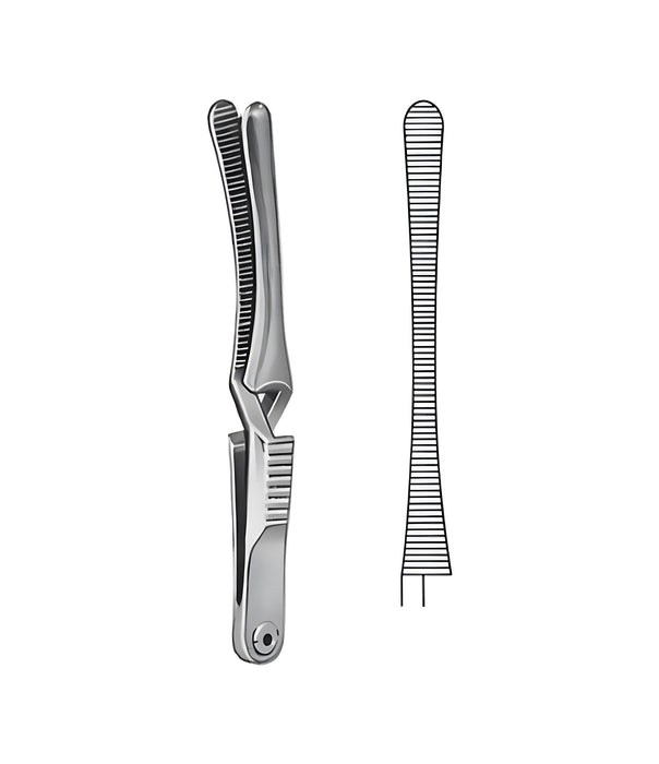 Johns-Hopkins Bulldog Clamps Straight 9.0 cm