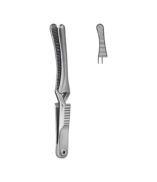 Johns-Hopkins Bulldog Clamp Curved 5.0 cm