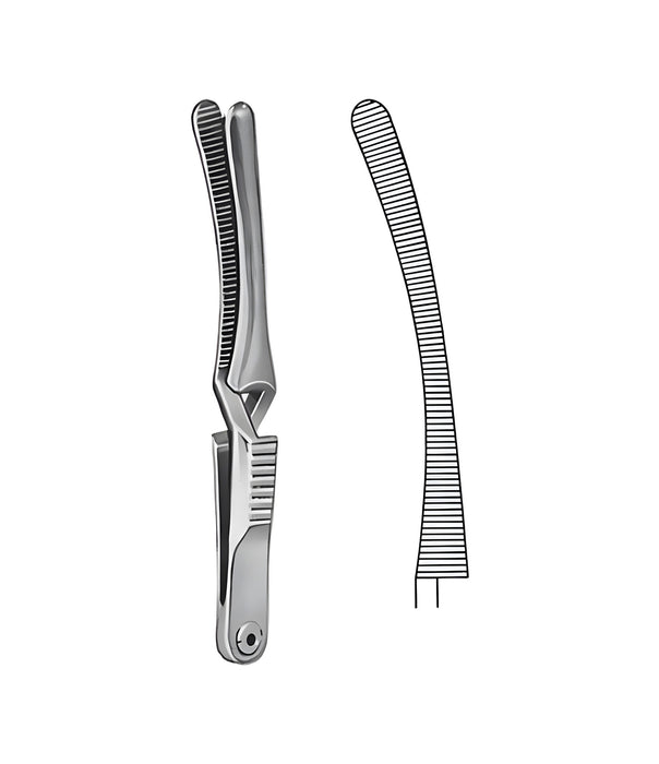 Johns-Hopkins Bulldog Clamp Curved 9.0 cm