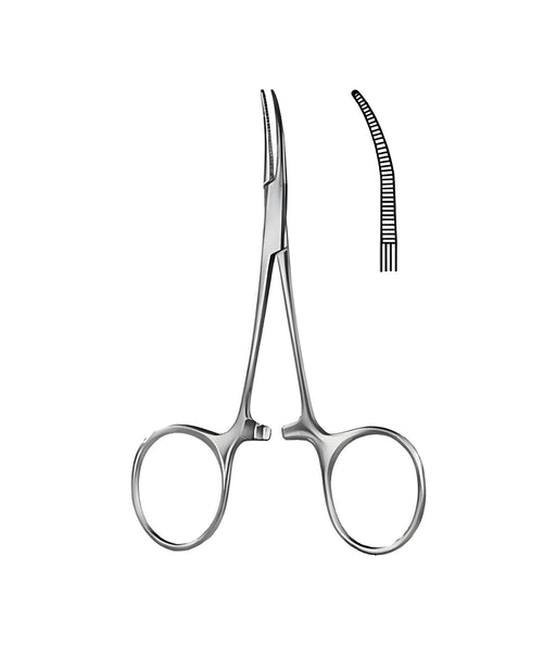 Hartmann Forceps Curved 10.0cm