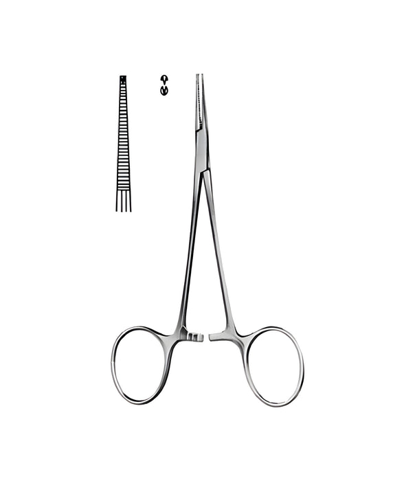 Micro-Mosquito Artery Forceps 1x2 Straight 12.0cm