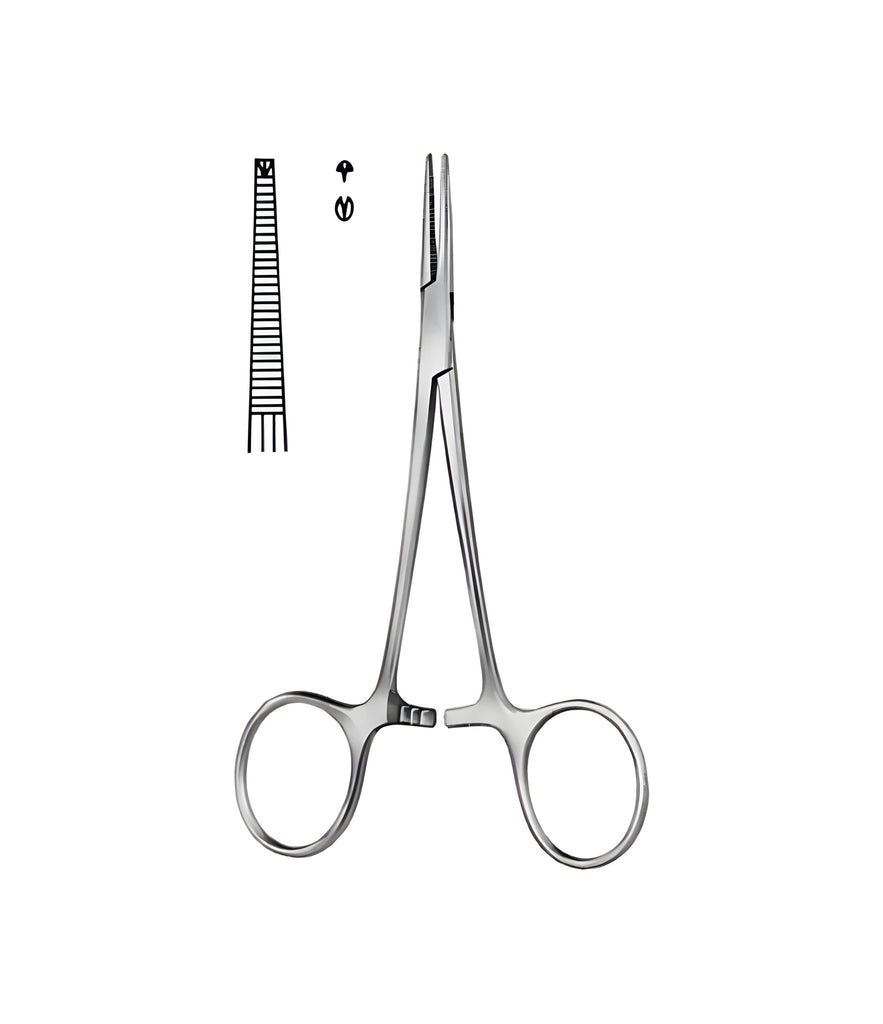 Halsted-Mosquito Artery Forceps 1x2 Straight 12.5 cm