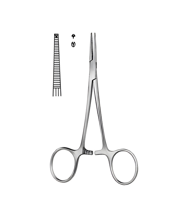 Halsted-Mosquito Artery Forceps 1x2 Straight 12.5 cm