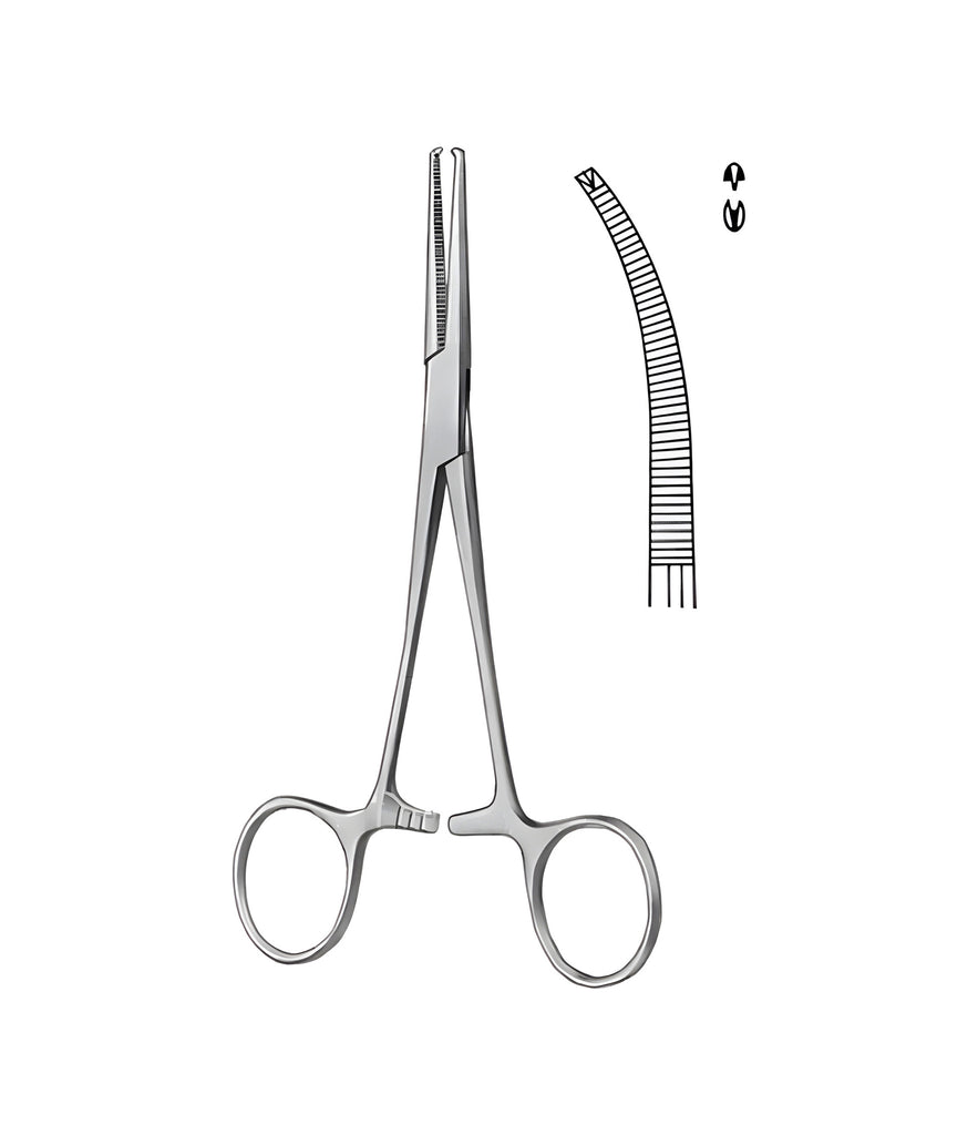 Crile Artery Forceps Curved 1x2 Toothed 14.0cm