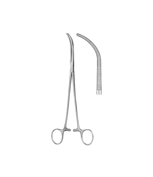 Overholt-Mixter Forceps Curved 21.0cm