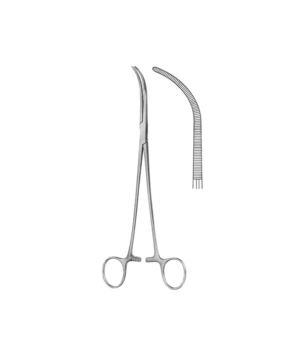 Overholt-Mixter Forceps Curved 21.0cm
