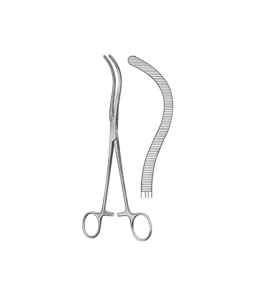 Guyon Kidney Pedicle Clamp Forceps 24cm