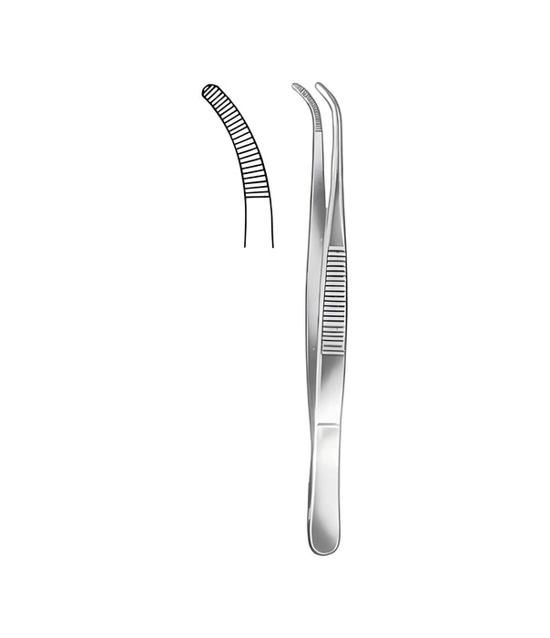 Dressing Forceps Narrow Curved