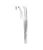 Tissue Forceps Narrow 1x2 Toothed Curved