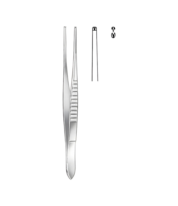 Modell USA Tissue Forceps 1x2 Toothed Narrow