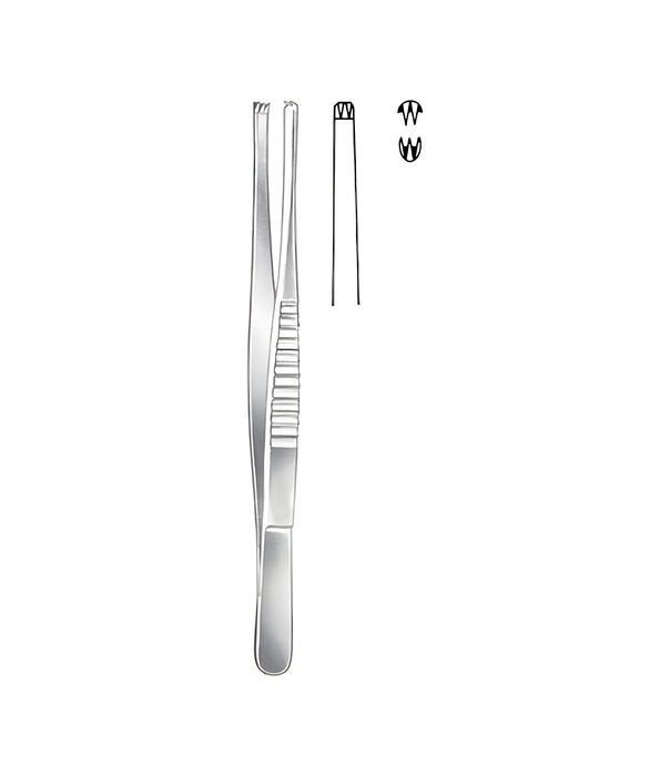 Modell USA Tissue Forceps 2x3 Teeth