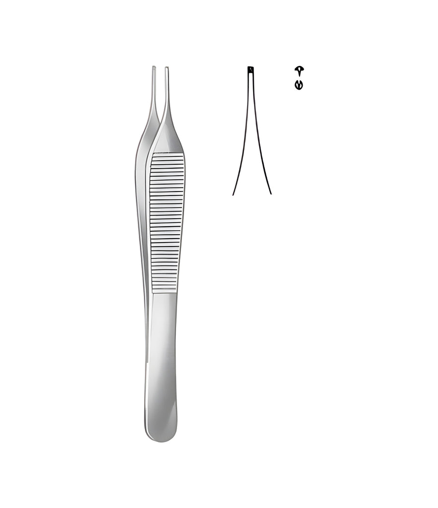 Micro-Adson Tissue Forceps 1x2 Tooth