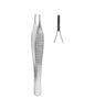 Adson Tissue Forceps 1x2  Cross Serrated 12 cm