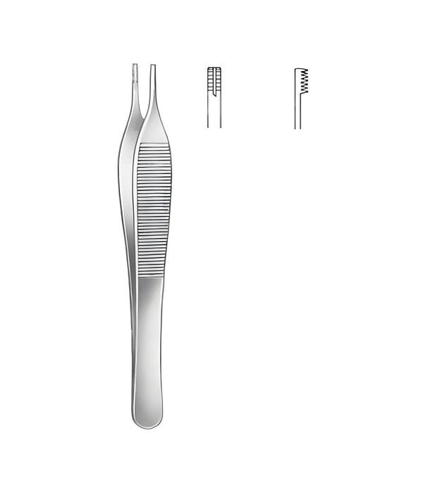 Adson-Brown Tissue Forceps Straight 12.0cm