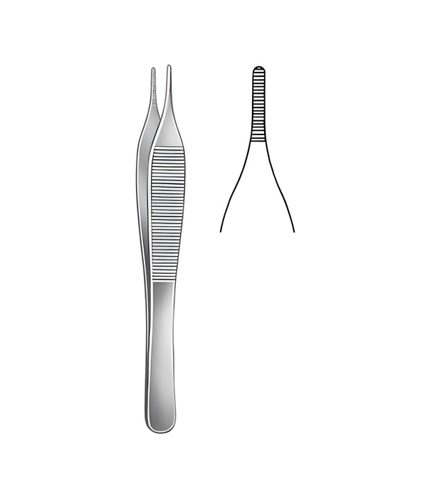Ewald Dressing Forceps Straight 12.0cm