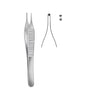 Ewald Tissue Forceps 1x2 Toothed Straight 12.0cm