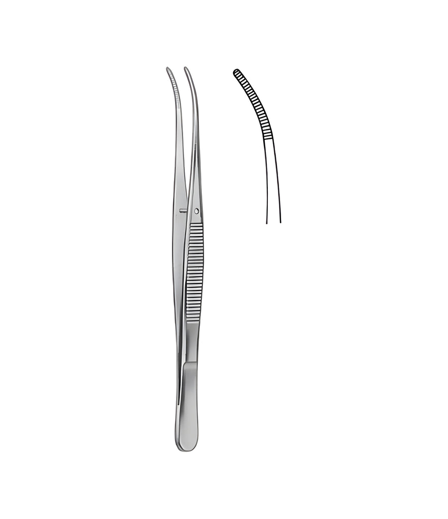Semken Dressing Forceps Curved
