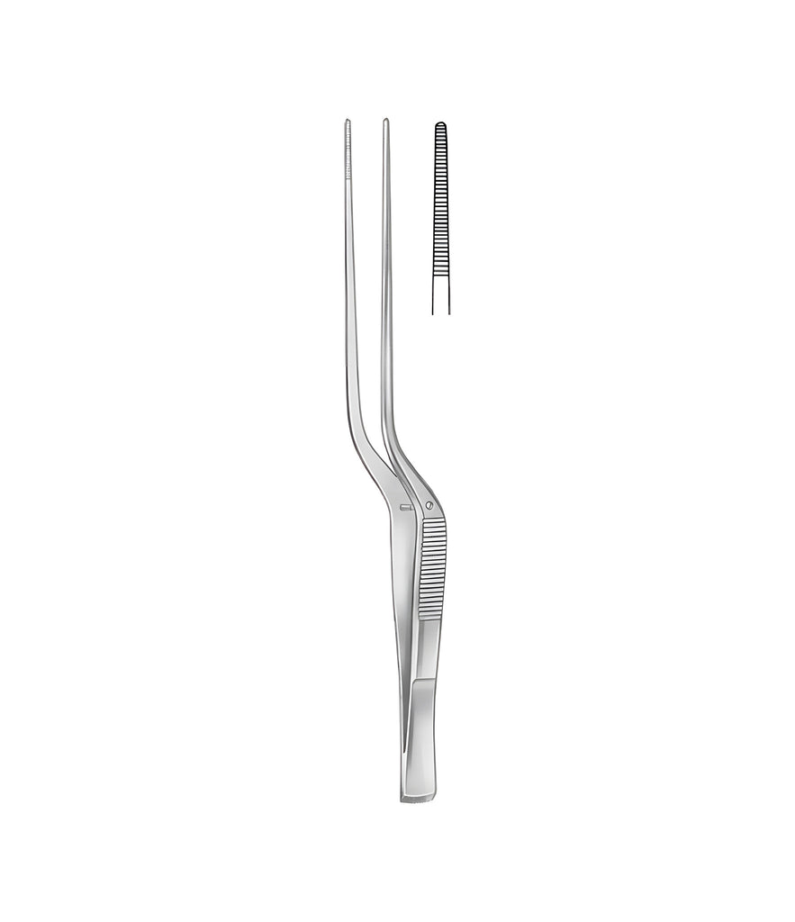 Taylor Dressing Forceps Bay-Shaped 17.5cm