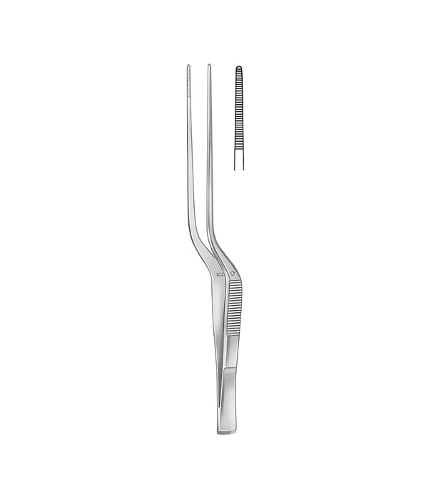 Taylor Dressing Forceps Bay-Shaped 17.5cm