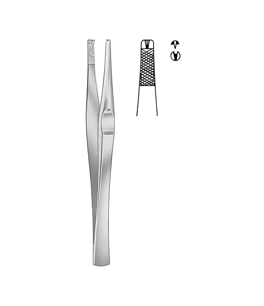 Lane Tissue Forceps 1x2 Teeth