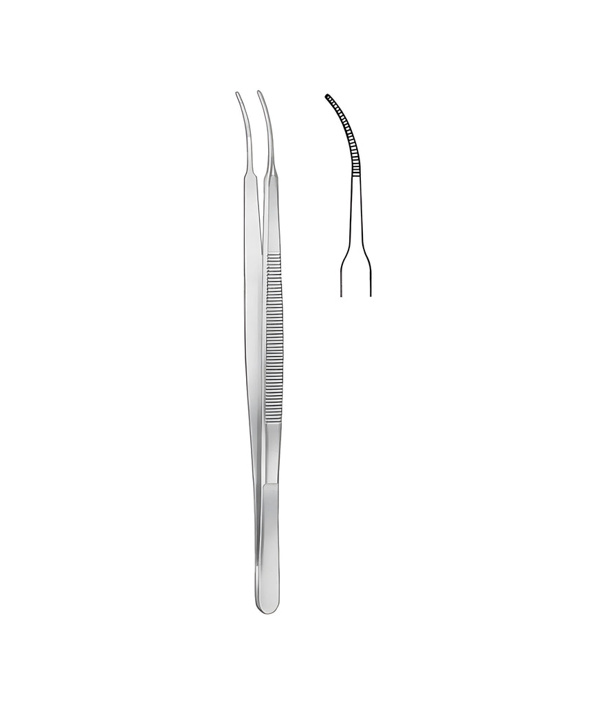 Gerald Dressing Forceps Curved 18.0cm