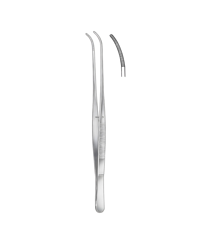 Brophy Dressing Forceps Curved 20.0cm