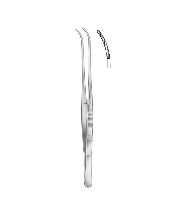 Brophy Dressing Forceps Curved 20.0cm