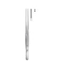 Brophy Tissue Forceps 1x2 Teeth Straight 20.0cm