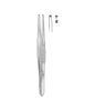 Stille Tissue Forceps Straight 1x2 Teeth 15.0cm