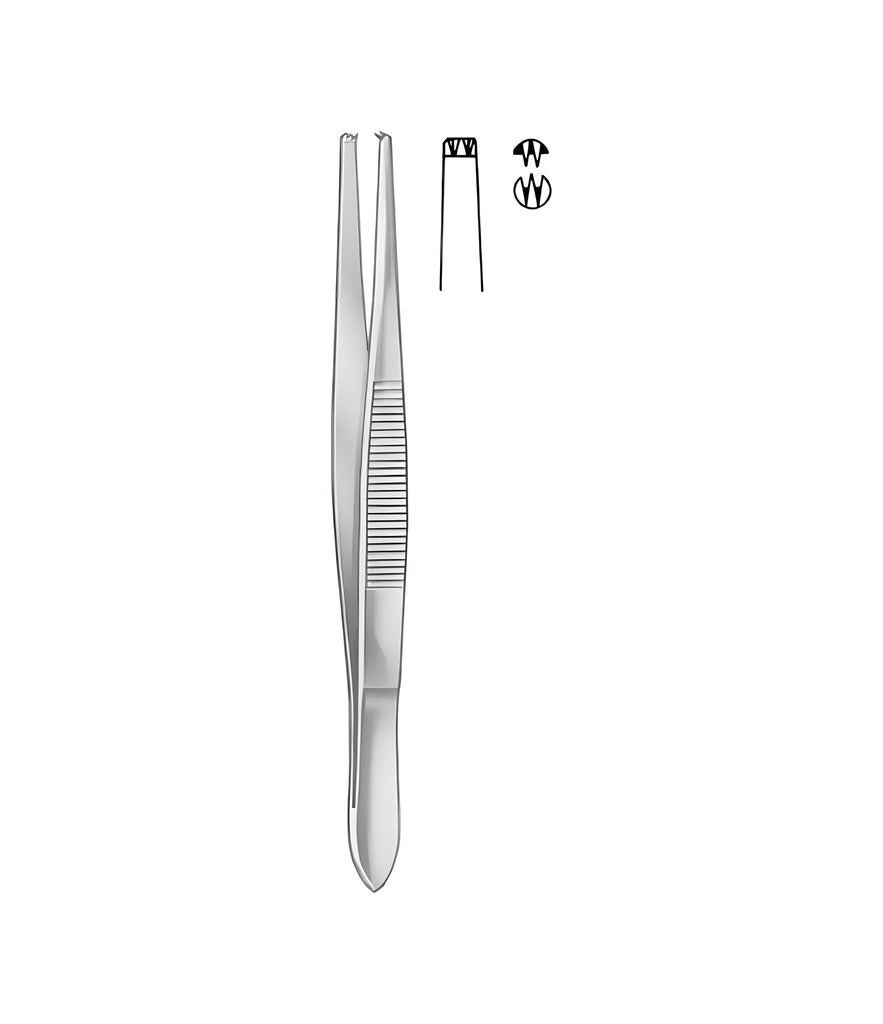 Stille Tissue Forceps 2x3 Teeth Straight 15.0cm