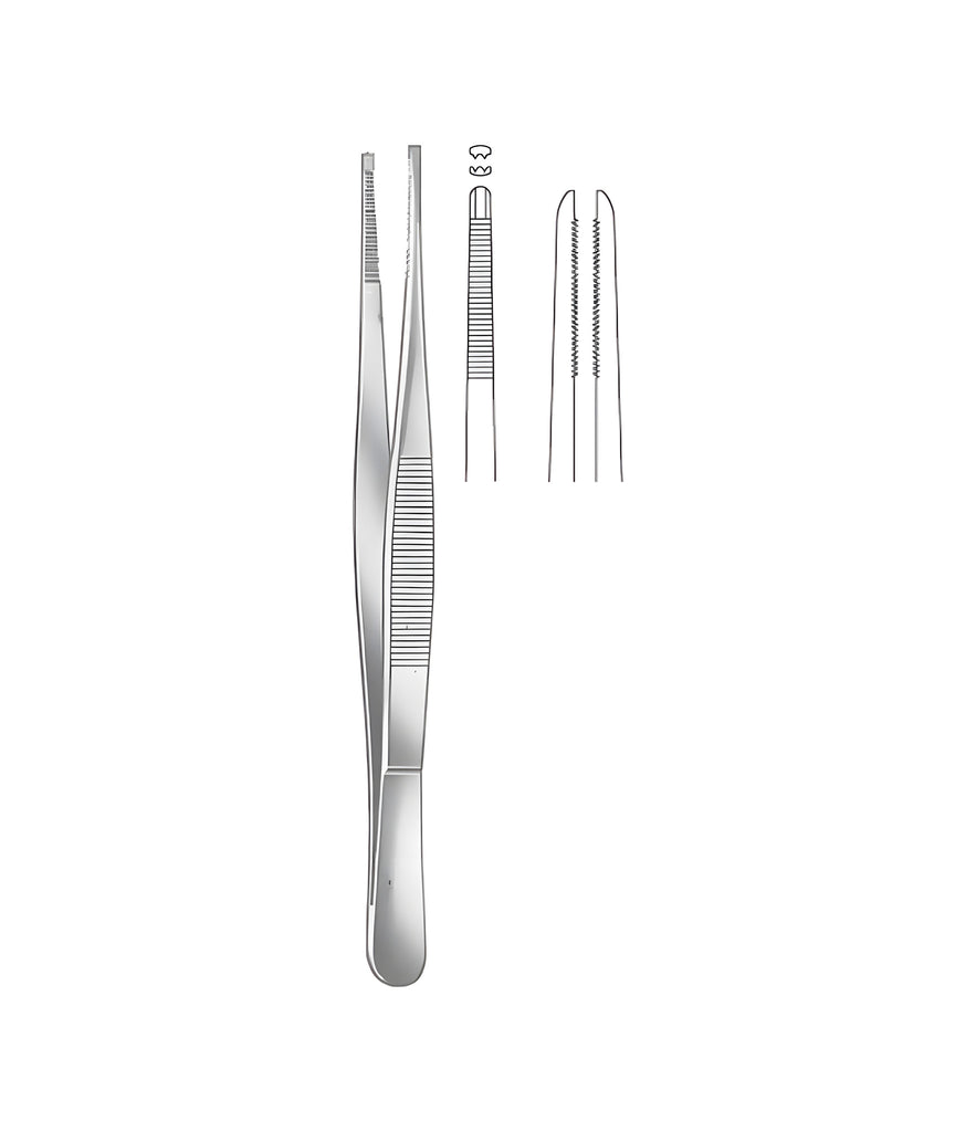 Adlerkreutz Tissue Forceps 2x3