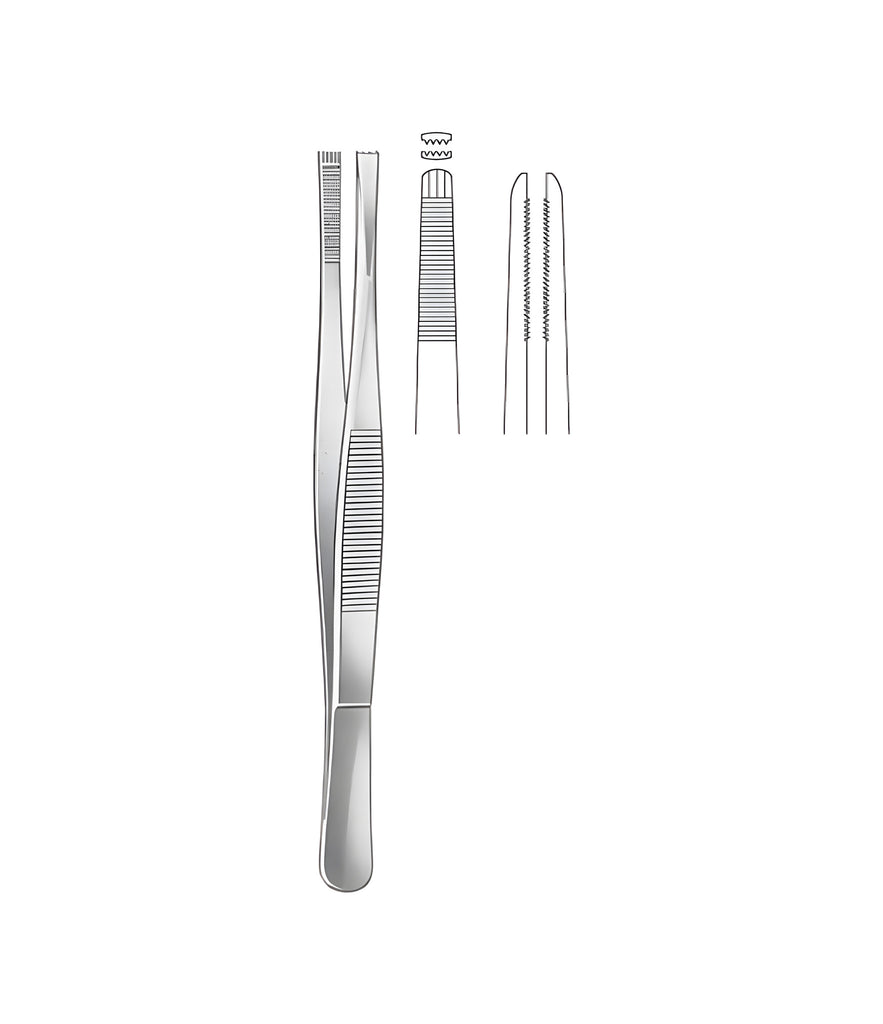 Adlerkreutz Tissue Forceps 4x5