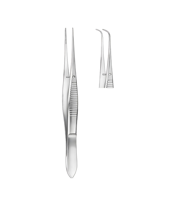 Forceps Fine Pattern Strongly Curved 10.5cm