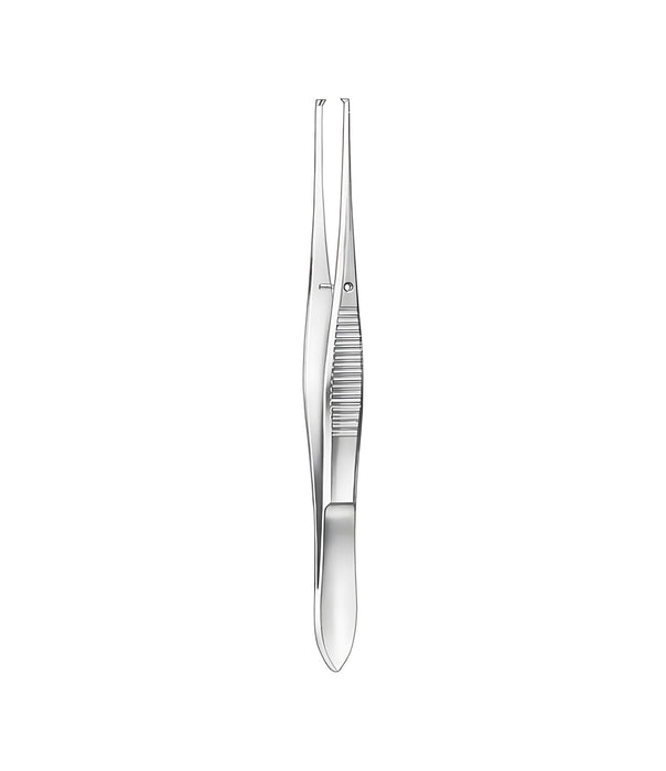 Forceps Fine PatToothed Straight 1x2 Toothed 10.5cm