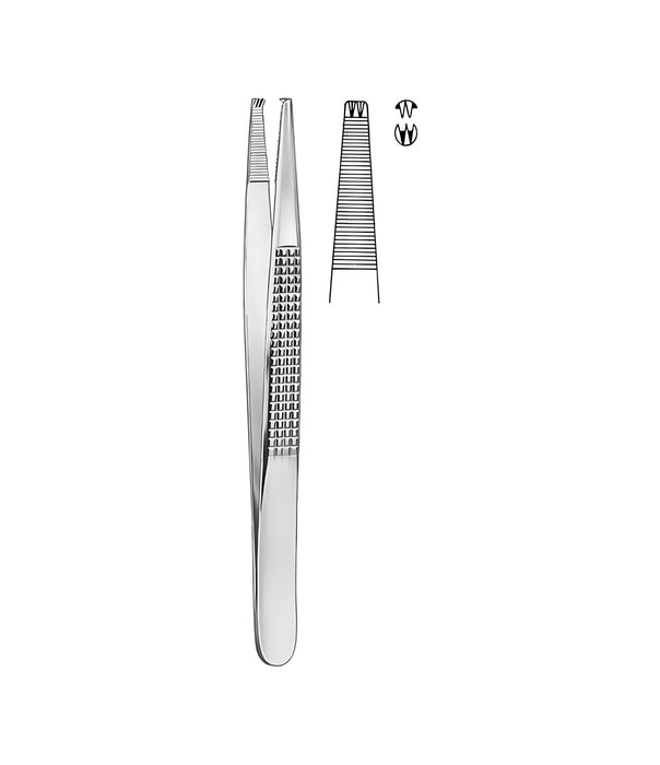 Bonney Tissue Forceps 2x3 Teeth 18.0cm