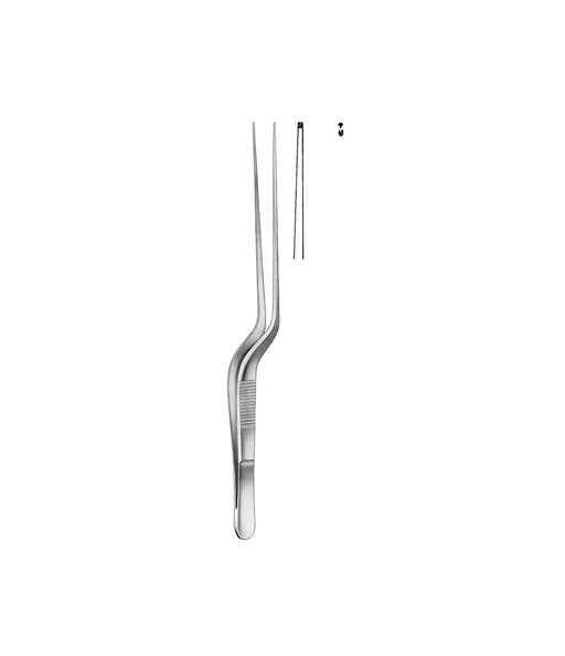 Micro Forceps Bayonett 1x2 20.0cm