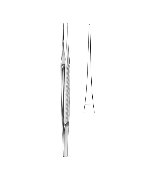 Suture Tying Forceps 0.3mm Straight 18.0cm