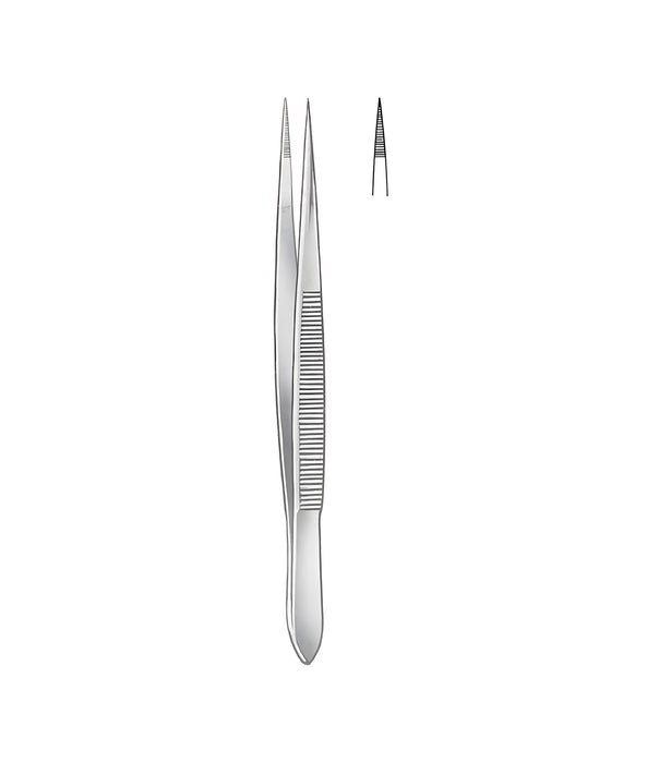 Splinter Forceps Without Pin Serrat Straight