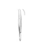 Splinter Forceps With Pin Smooth Curved 10.5cm
