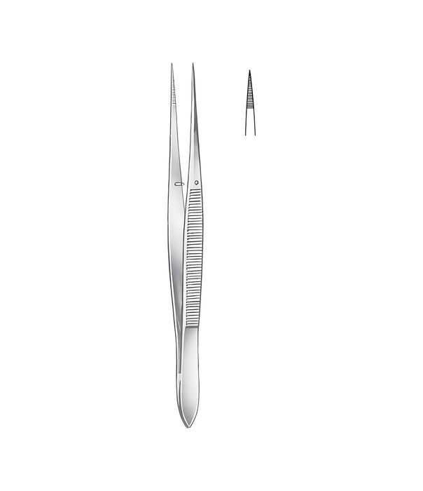 Splinter Forceps With Pin Serrat Straight