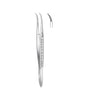 Splinter Forceps With Pin Serrat Curved