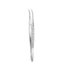 Splinter Forceps With Pin Serrat Curved