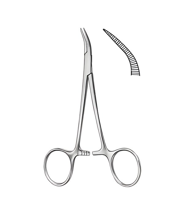 Peet Splinter Forceps Curved 11.5cm