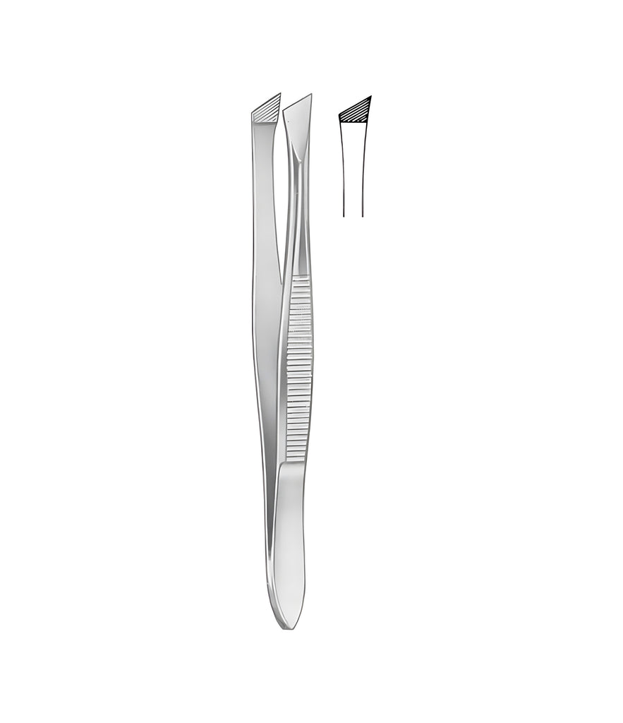 Cilia Forceps Serrated 9cm