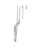 Lucae Ear Dressing Forceps 1x2 Teeth 14.0cm